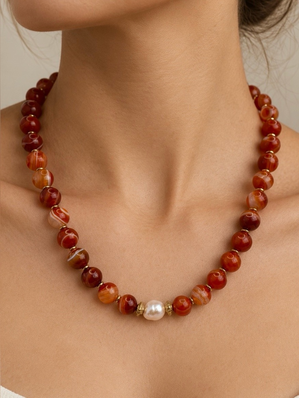 Solana Pearl Handmade Necklace